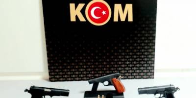 Samsun’da 3 ruhsatsız tabanca ele geçirildi - samsun haber