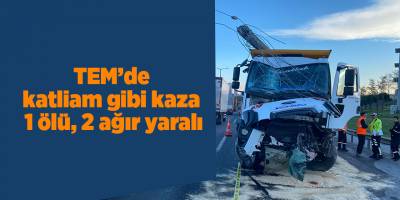 TEM’de katliam gibi kaza! 1 ölü, 2 ağır yaralı