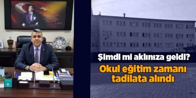 Okul eğitim zamanı tadilata alındı - samsun haber