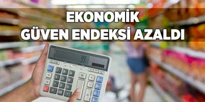 Ekonomik güven endeksi azaldı