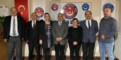 Türk Sağlık-Sen Samsun'da görev değişimi Gökhan Şahin başkan seçildi - samsun haber