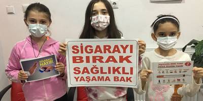 Samsunlu minikler sigaraya 'hayır' dedi - samsun haber