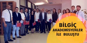 Unvanda yükselen akademisyenler Rektör Bilgiç ile buluştu