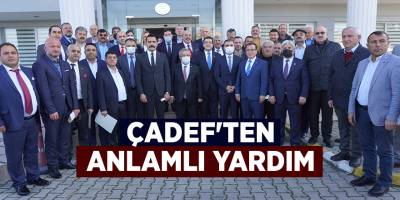 ÇADEF'ten anlamlı yardım - samsun haber
