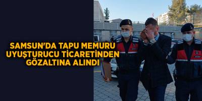 Samsun'da tapu memuru uyuşturucu ticaretinden gözaltına alındı - samsun haber