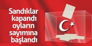 Sandıklar kapandı, oyların sayımına başlandı
