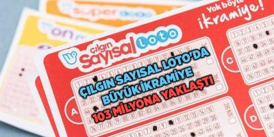Çılgın Sayısal Loto'da büyük ikramiye 103 milyona yaklaştı