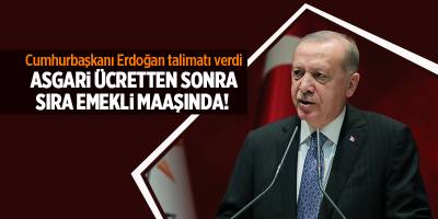 Cumhurbaşkanı Erdoğan talimatı verdi! Asgari ücretten sonra sıra emekli maaşında! 