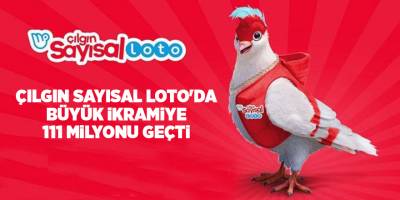 Çılgın Sayısal Loto'da büyük ikramiye 111 milyonu geçti