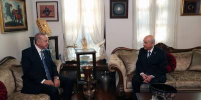 Cumhurbaşkanı Erdoğan Bahçeli’yi ziyaret etti