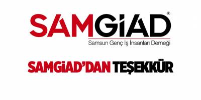 SAMGİAD'DAN TEŞEKKÜR