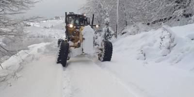 Bafra'da karla mücadele - samsun haber