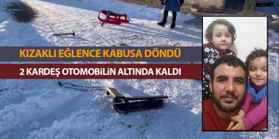 Kızaklı eğlence kabusa döndü