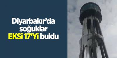Diyarbakır’da soğuklar eksi 17’yi buldu