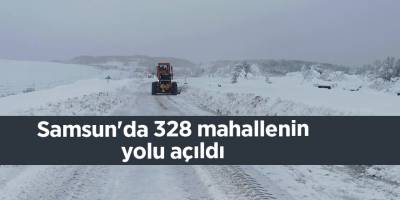 Samsun'da 328 mahallenin yolu açıldı - samsun haber