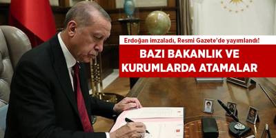 Erdoğan imzaladı, Resmi Gazete'de yayımlandı!