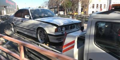 Samsun'da kapalı otoparkta araç yangını - samsun haber