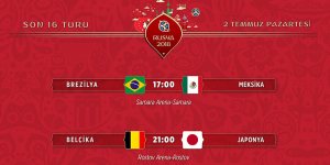 Dünya Kupası’nda son 16 heyecanı