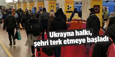 Ukrayna halkı, şehri terk etmeye başladı