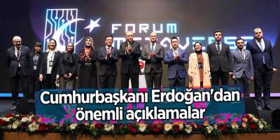 Cumhurbaşkanı Erdoğan'dan önemli açıklamalar