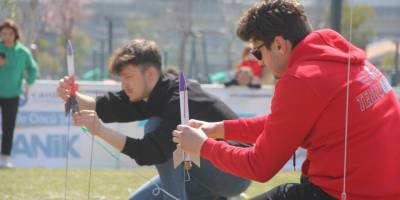 Canik'te roketler fırlatıldı - samsun haber