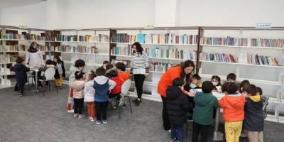 Anaokullu minikler kitapla buluştu - samsun haber
