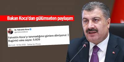 Bakan Koca'dan gülümseten paylaşım