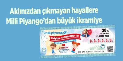 Aklınızdan çıkmayan hayallere Milli Piyango’dan büyük ikramiye