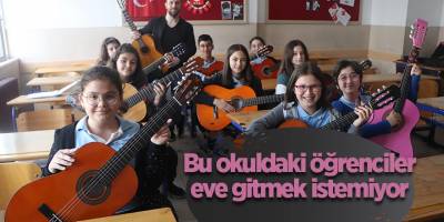 Bu okuldaki öğrenciler eve gitmek istemiyor - samsun haber