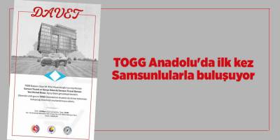 TOGG Anadolu'da ilk kez Samsunlularla buluşuyor
