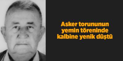 Asker torununun yemin töreninde kalbine yenik düştü - samsun haber