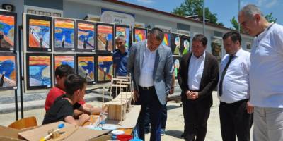 Samsun’un Salıpazarı İlçesinde Görsel Sanatlar Sergisi açıldı - samsun haber