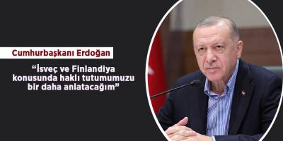 Cumhurbaşkanı Erdoğan'dan önemli açıklamalar