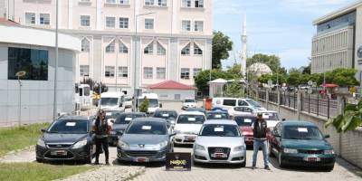 Samsun'da uyuşturucudan tutuklanan 3 kişinin 14 aracına ve 3 milyonluk arazilerine el konuldu