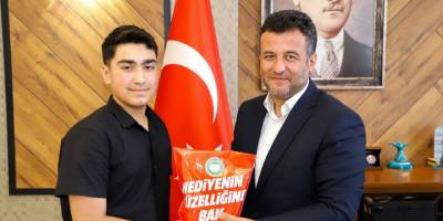 LGS 1’İNCİSİNDEN BAŞKAN DOĞAN’A ZİYARET  - samsun haber