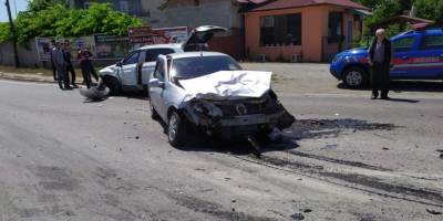 Bafra'da kaza: 2 yaralı - samsun haber