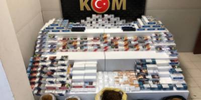 Samsun'da "Nefes" operasyonu: 86 bin 820 adet makaron ele geçirildi