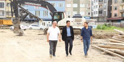 ÇARŞAMBA’DA AŞİYAN EVLERİ İNŞAATI YÜKSELİYOR - samsun haber