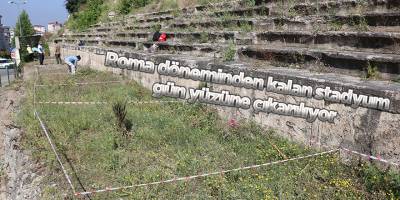 Roma döneminden kalan stadyum gün yüzüne çıkarılıyor