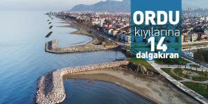 Ordu kıyılarına 14 dalgakıran