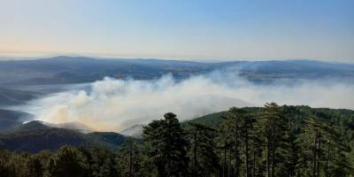 Orman yangınına müdahale sürüyor