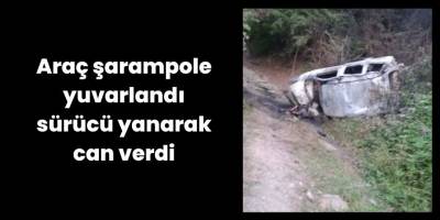 Samsun'da yanarak can verdi