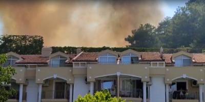 Marmaris'te orman yangını