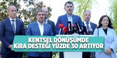 Kentsel dönüşümde kira desteği yüzde 30 artıyor - samsun haber