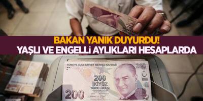 Bakan Yanık duyurdu! Yaşlı ve engelli aylıkları hesaplarda