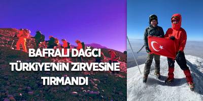 Bafralı dağcı Türkiye'nin zirvesine tırmandı - samsun haber