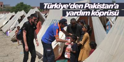 Türkiye'den Pakistan'a yardım köprüsü