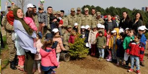 OMÜ 3 bin 200 fidanla daha yeşil oldu