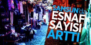 Samsun'da esnaf sayısı arttı