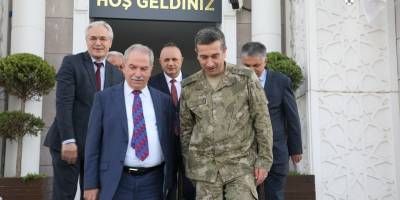 Garnizon Komutanı Uğurlu'dan Başkan Demirtaş'a ziyaret